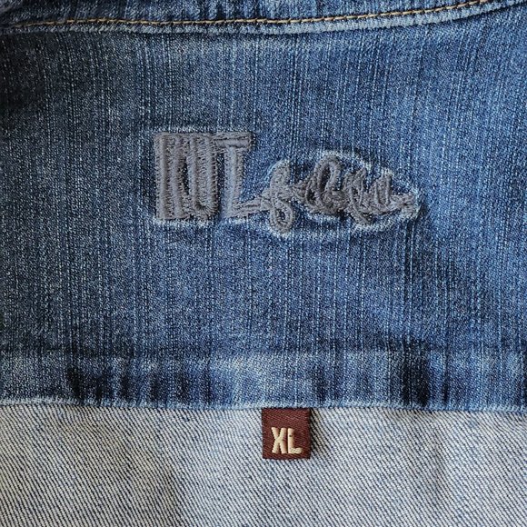 KUT from the Kloth Jean Denim Jacket size XL fits L 10 - Picture 15 of 17